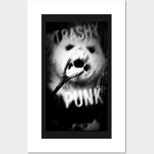 Trashy Punk - Black Posters and Art